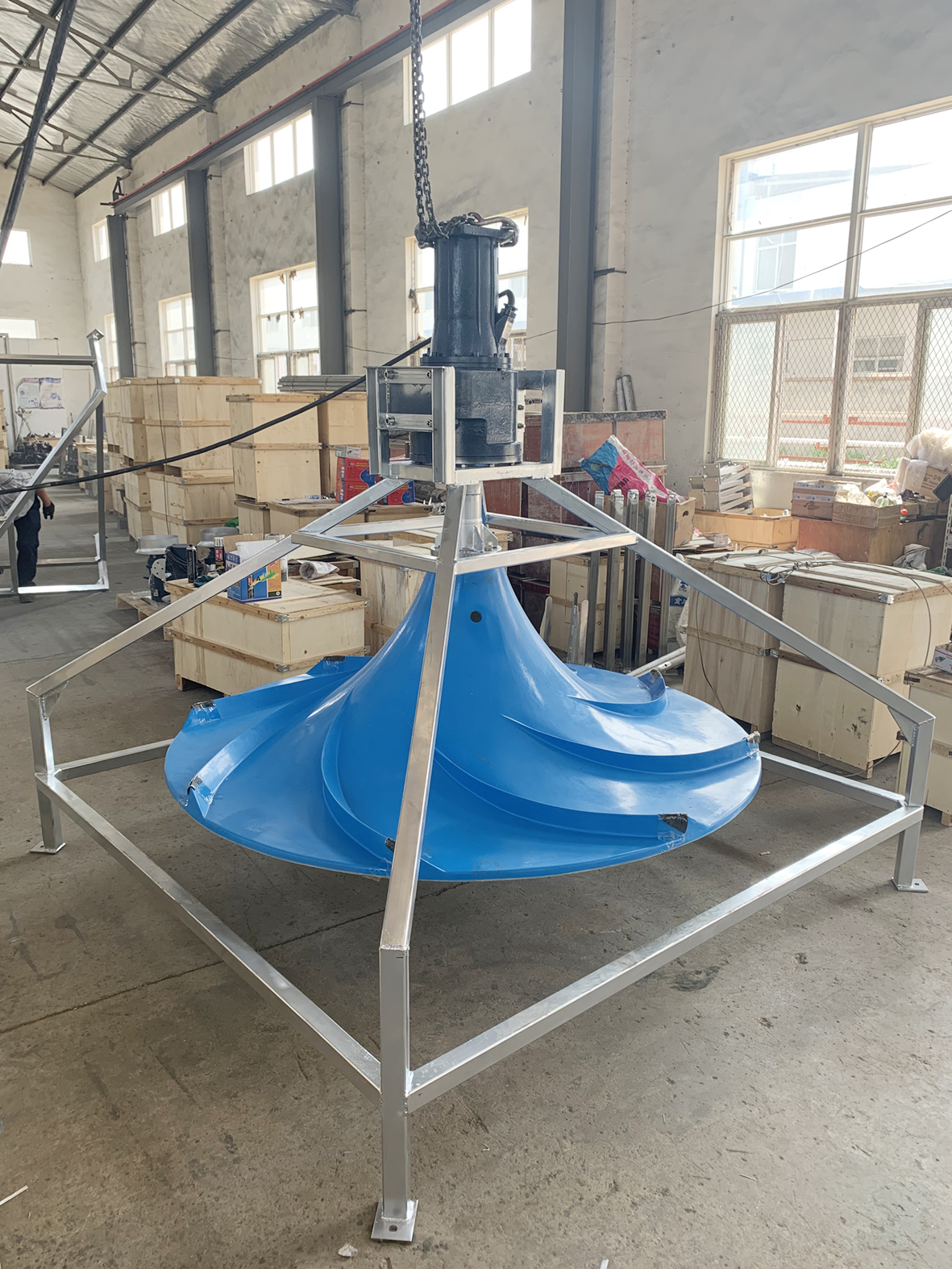 潛水雙曲面攪拌機與其它攪拌設(shè)備相比，優(yōu)勢在哪里？ | 南京藍寶石環(huán)保