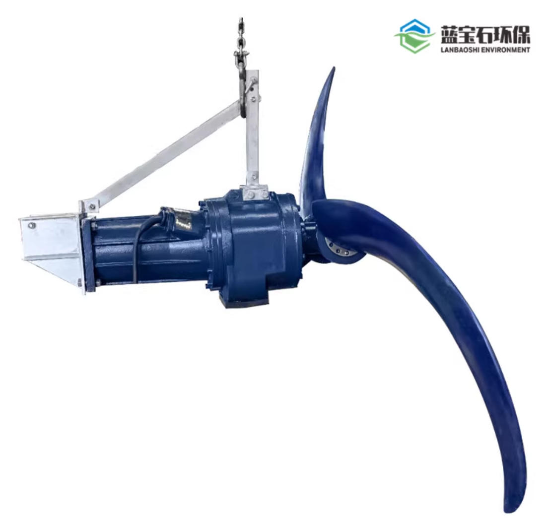 南京藍寶石環(huán)保有限公司與新疆客戶達成合作 | QJB7.5/4-2500/2-43低速推流器應(yīng)用案例